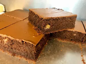 Cuadrado de brownie