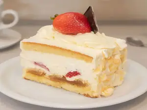 Porción de torta gallardo