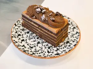 Porción de chocotorta