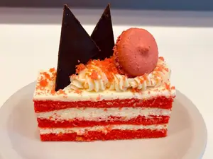 Porción de red velvet