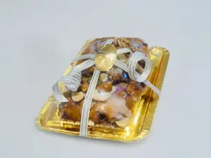 Pan dulce frutos secos c crema