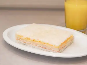 Sandwich jamon y palmitos