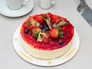 Torta cheesecake frutos rojos