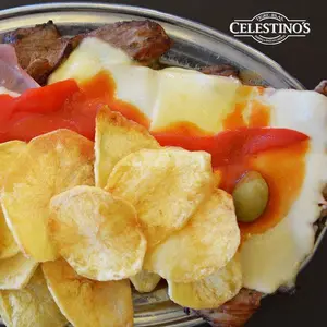 Matambre a la pizza c/ fritas