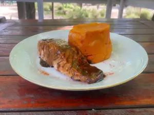 Salmón Rosado Teriyaki