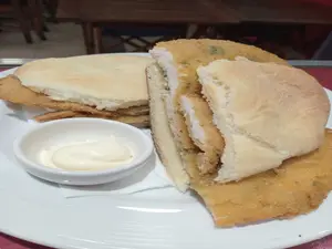 Sandwich de milanesa simple