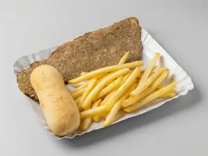 Milanesa simple al plato ind