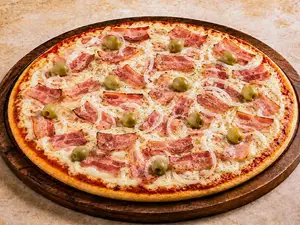 Fugazzeta con panceta