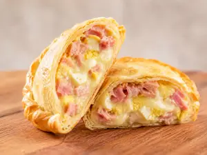Jamón, queso y huevo