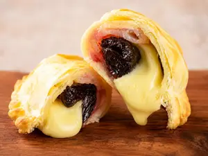 Panceta y ciruela