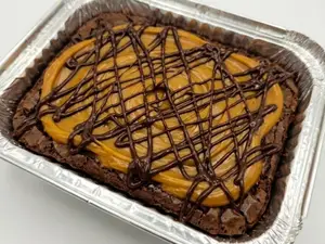 Brownie con dulce de leche
