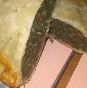 Empanada frita de verdura