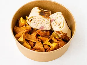 Wrap caesar con batatas