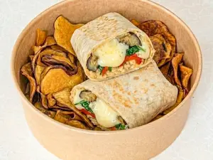 Wrap hummus con batatas