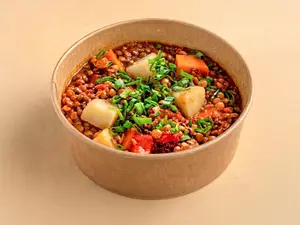 Guiso de lentejas vegetariano