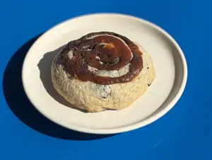 Cookie de vainilla y nutella