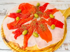 Jamón y Morrones