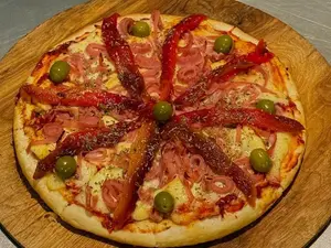 Jamón y morron