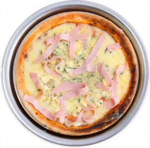 Pizza chica roquefort y jamón