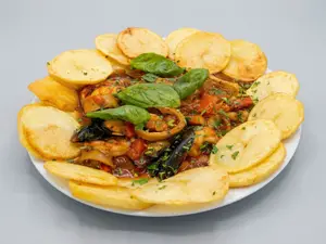 Cazuela de mariscos