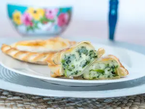 Empanada al horno espinaca