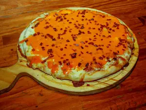 Muzza cheddar y bacon