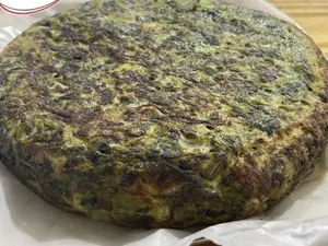 Verduras rellenas con queso