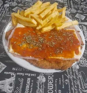 Milanesa napolitana con guarn.