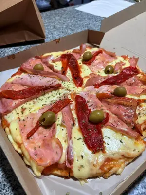 Jamón y morrones