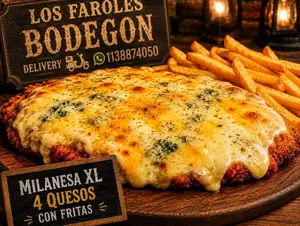 Milanesa xl 4 quesos