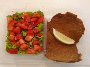 Milanesa con guarnición