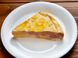 Tarta jamón y queso
