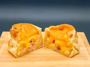 Canastita de lomito y cheddar