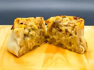 Canastita pollo y champiñon
