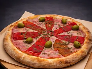 Jamón y morrones grande