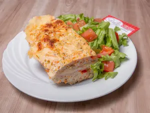 Pastel de pollo sin guarnición