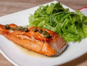 Salmón Grillado A La Manteca