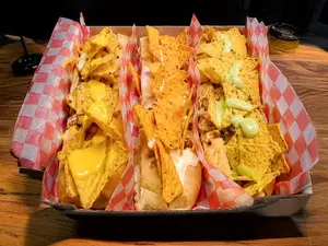 Box tasty dog