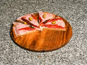 Faina rellena (4 porciones)