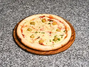 Pizza mozzarella a la piedra