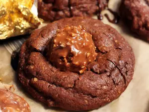 Cookie De Chocolate Con Ferrero Rocher