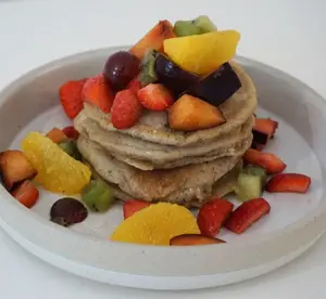 Pancakes De Banana (Veganos