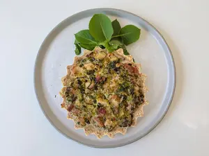 Tarta De Puerro Y Pollo