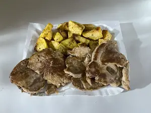 Bondiola al plato c/papas