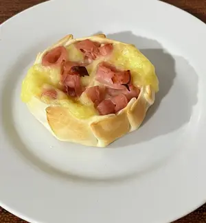 Canastita jamón y queso