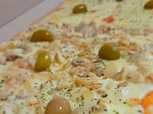 1/4 muzza con champiñones