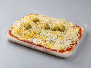 1/4 muzza con jamón y huevo