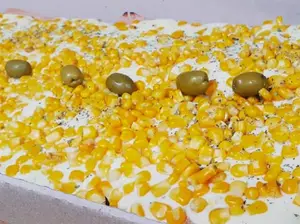 Pizza muzzarella choclo (1/4)