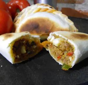 Pa - empanada pollo al ajillo