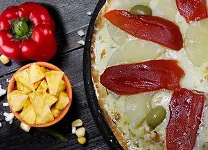 Pizza hawaiana individual